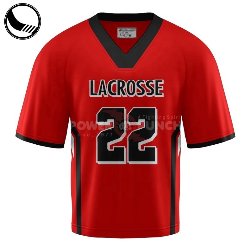 Power Punch BETHERIVAL China Supplier Sublimated Custom Box lacrosse Jersey - Angle 4