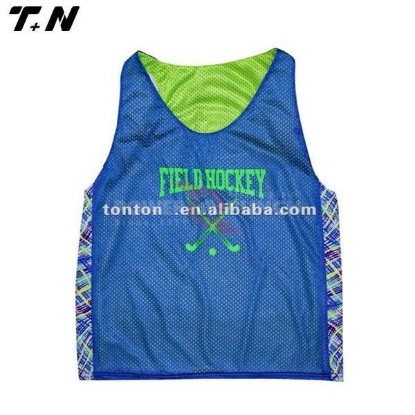 Power Punch OEM Team Mesh Pinnies Custom Reversible lacrosse Jersey - Angle 2