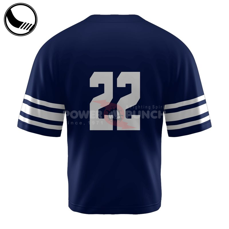 Power Punch College Sublimation Custom Box lacrosse Jersey Uniforms - Angle 2