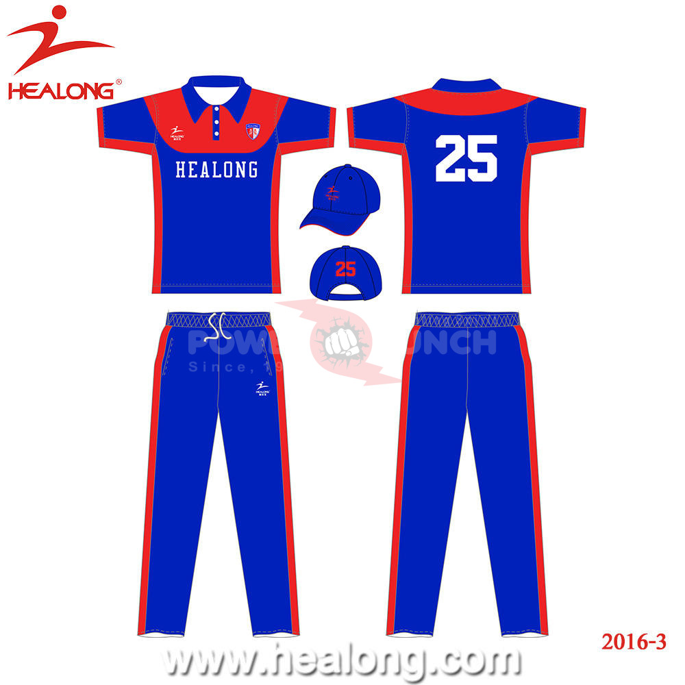 Power Punch Latest Design Cricket Tracksuit Sublimation Cricket Jersey Pattern Man Team Cricket - Angle 5