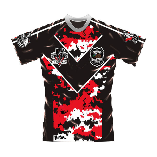 Power Punch Wholesale Customized Rugby Jersey Hot Sale Sublimated Rugby Football Uniform