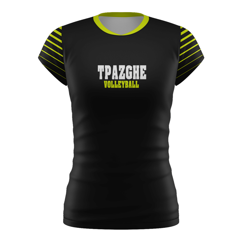 Power Punch BETHERIVAL Sublimate Printed Design Your Own Volleyball Jersey - Angle 3