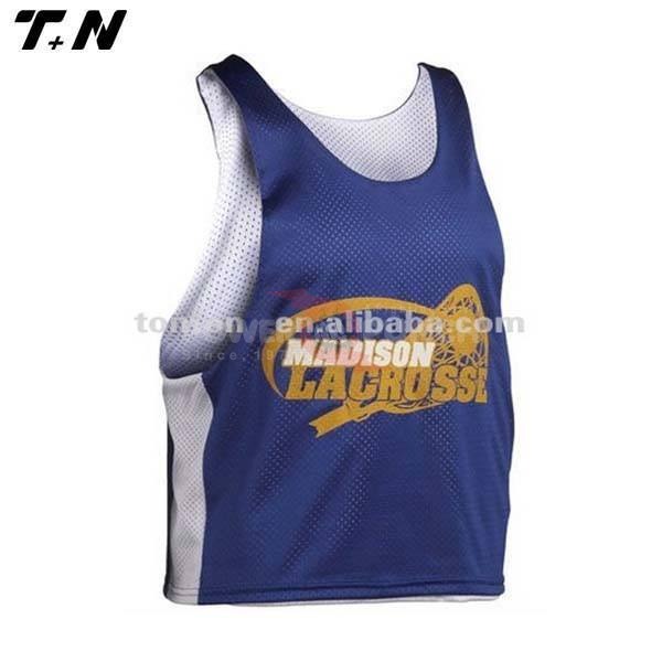 Power Punch OEM Team Mesh Pinnies Custom Reversible lacrosse Jersey