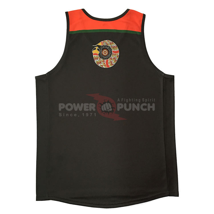 Power Punch Wholesale Custom Quick Drying Sublimated Blank Reflective Running Vest Breathable R - Angle 2