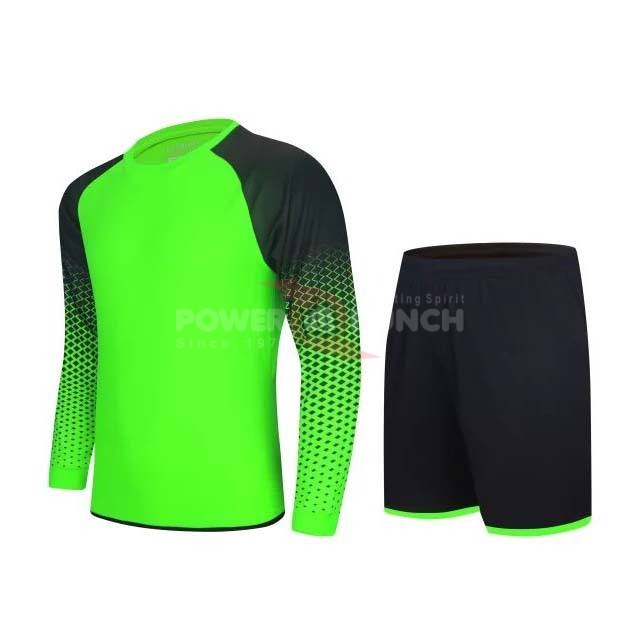 Power Punch Top Quality Dry Fit Polyester Goalkeeper Long Sleeve Soccer Uniform | Custom OEM Go