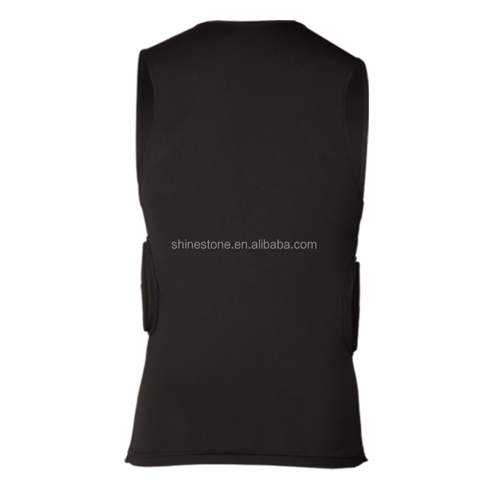 Power Punch Price High Quality Goalkeeper Vest With Protective Pads Goalkeeper Uniform | Custom - Angle 3