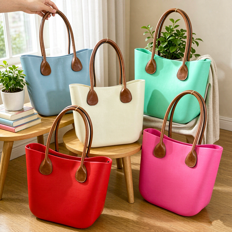 Power Punch Waterproof EVA Handbag Punching Women's Tote Bags for Women Hand Angle 2