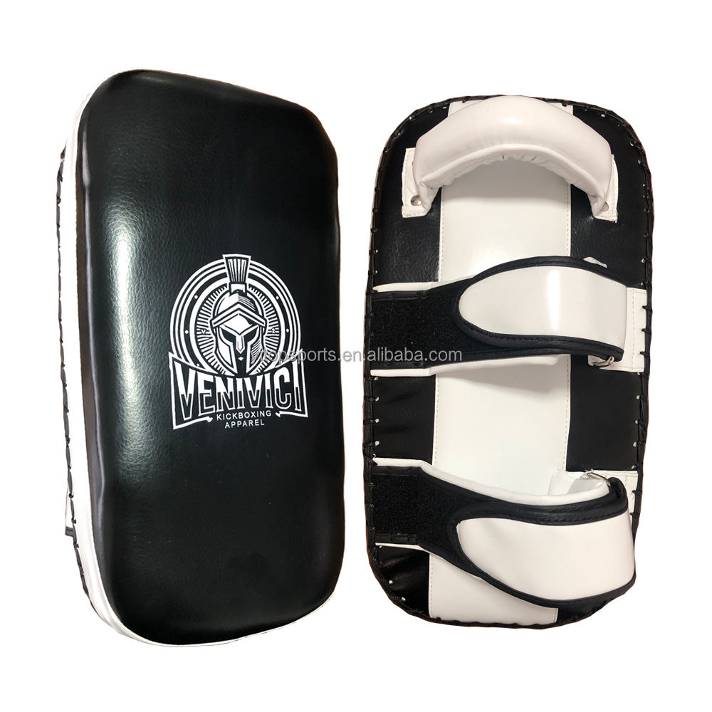 Power Punch High Quality Muay Thai Pad Curved Kick Boxing Shield Kicking Pads Foot