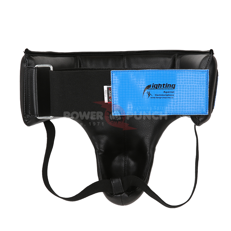 Power Punch Boxing Groin Guard/Artificial Leather Kick Groin Protector Angle 5