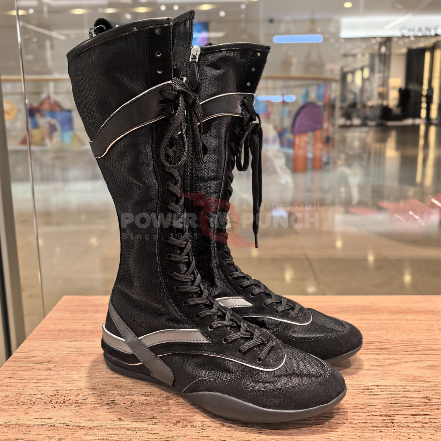 Power Punch Shock-Absorption EVA Midsole Professional Boxing Boots Angle 2