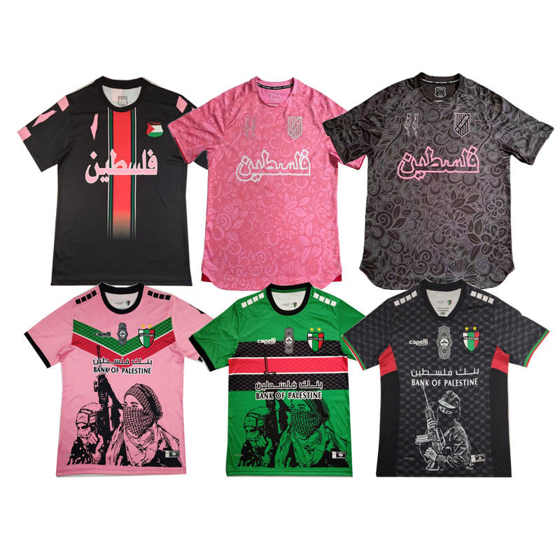 Power Punch OEM ODM quick dry Palestine soccer uniforms sets custom soccer jersey