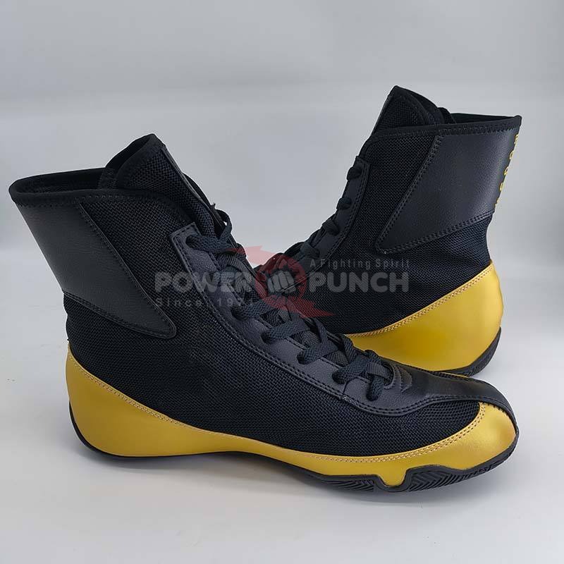 Power Punch Classic High-Top Ankle Support Competition Boxing Boots Angle 4