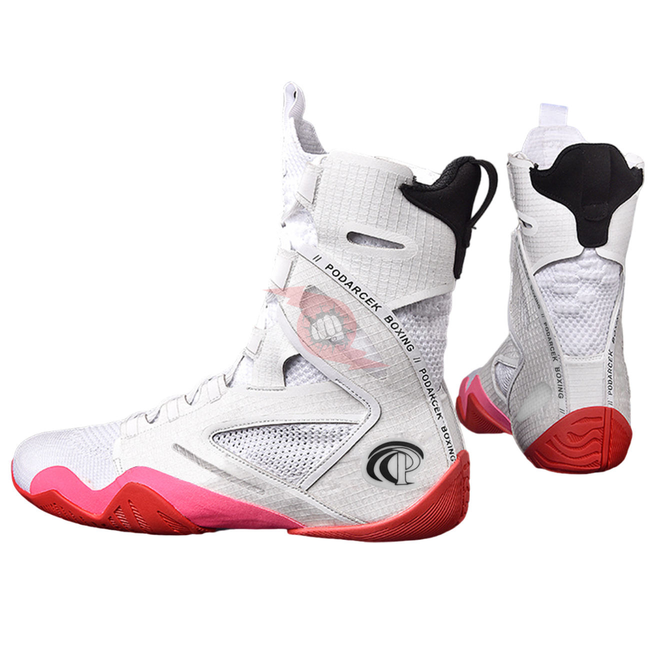 Power Punch Contender Series Anti-Skid Rubber Grip Boxing Boots