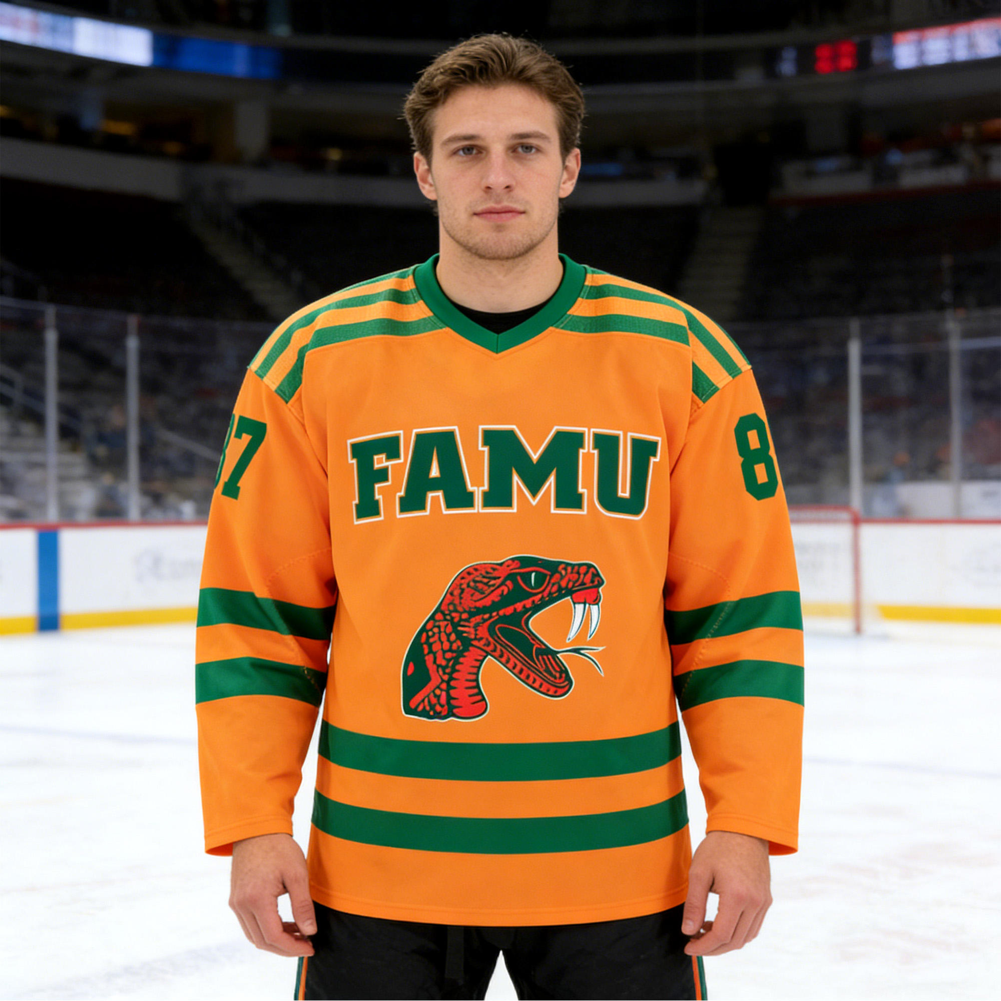 Power Punch OEM Service Good Quality Hockey Jerseys Sublimation Hockey Jerseys Pro Ice Hockey U