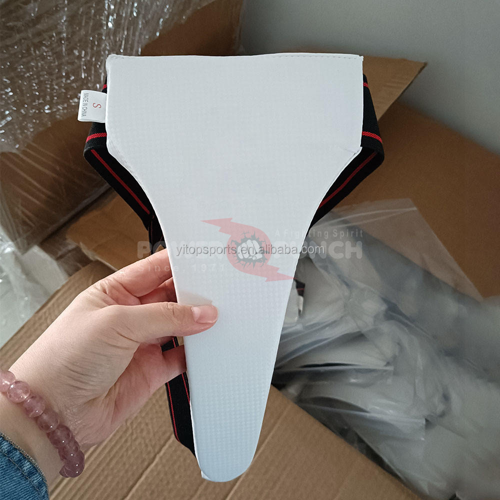 Power Punch High Quality WTF Taekwondo Male Martial Arts Groin Protector Groin Guard Angle 5