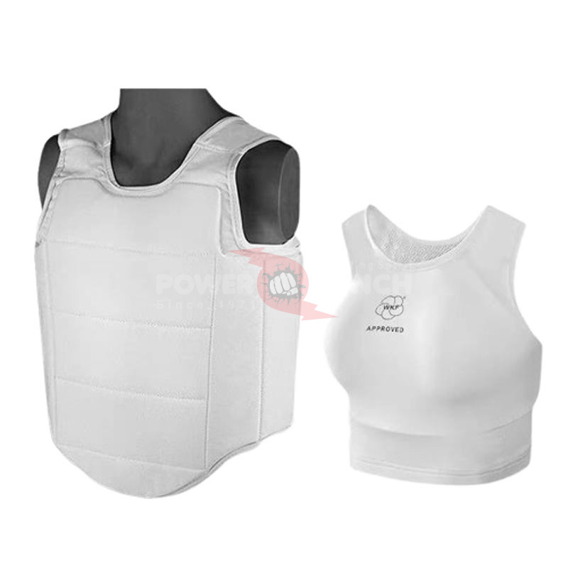 Power Punch Hot Sale Wkf Karate Equipments Karate Chest Body Protector Karate Chest Angle 4