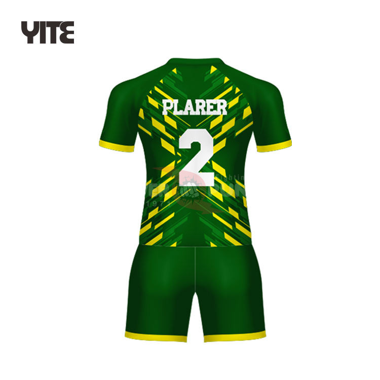 Power Punch Cheap NZ Breathable Men Rugby Uniform Set Custom Sublimate Bulk Rugby Shirt Rugby T - Angle 2
