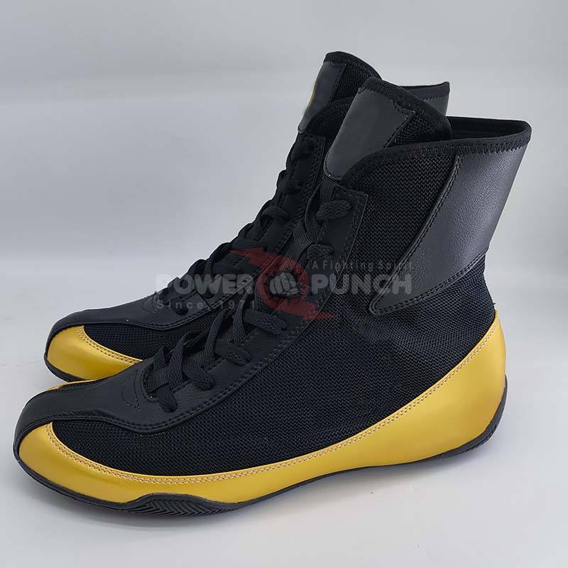 Power Punch Classic High-Top Ankle Support Competition Boxing Boots Angle 2