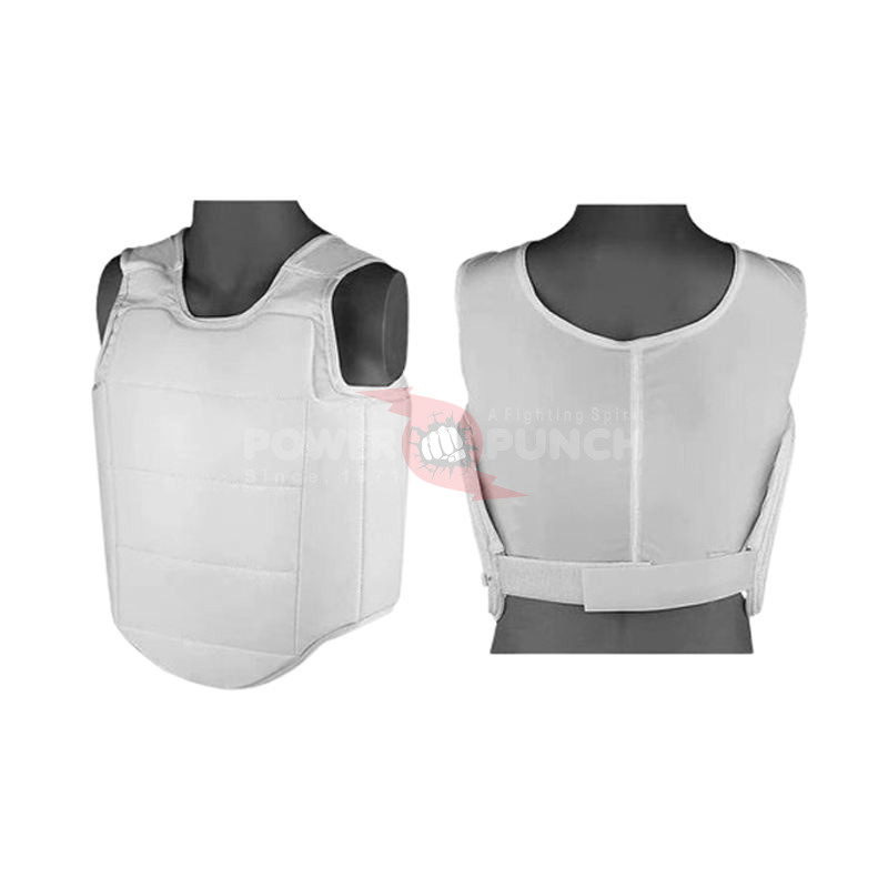 Power Punch Hot Sale Wkf Karate Equipments Karate Chest Body Protector Karate Chest Angle 5