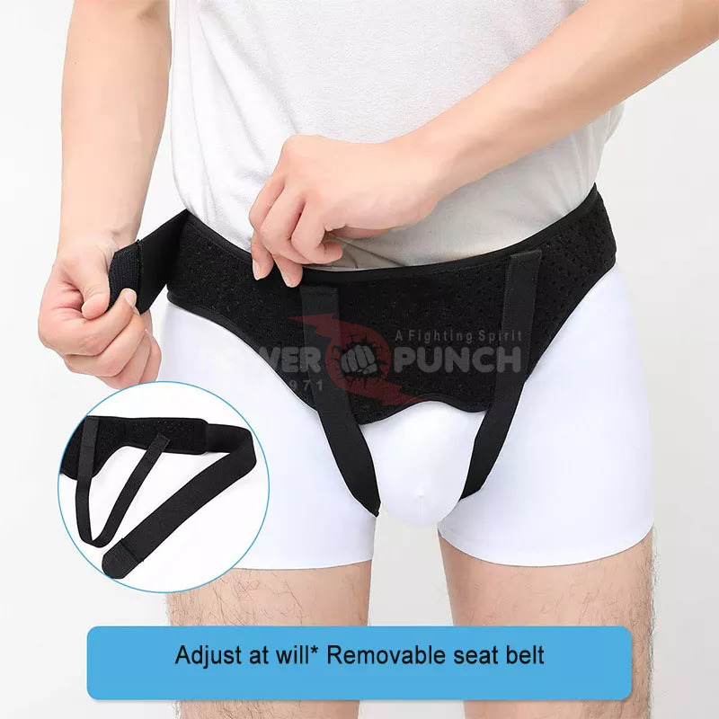 Power Punch Men's Nylon Inguinal Hernia Fixation Belt Cross-Border Adult Groin Angle 2
