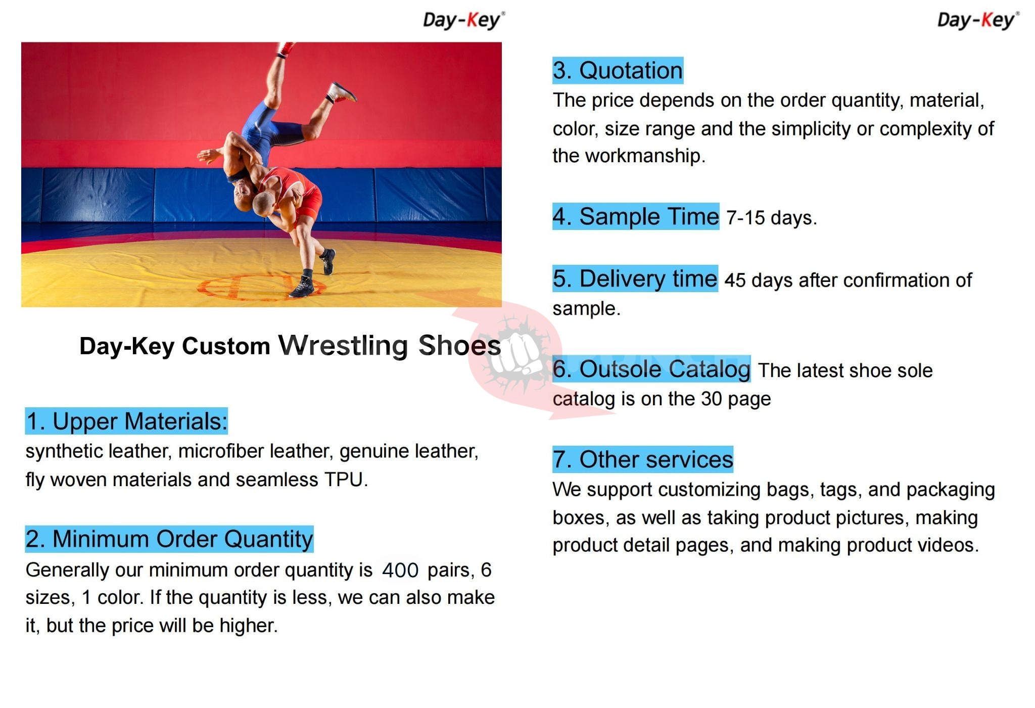 Power Punch Pro Club Mid-Cut Leather & Mesh Training Boxing Boots Angle 2