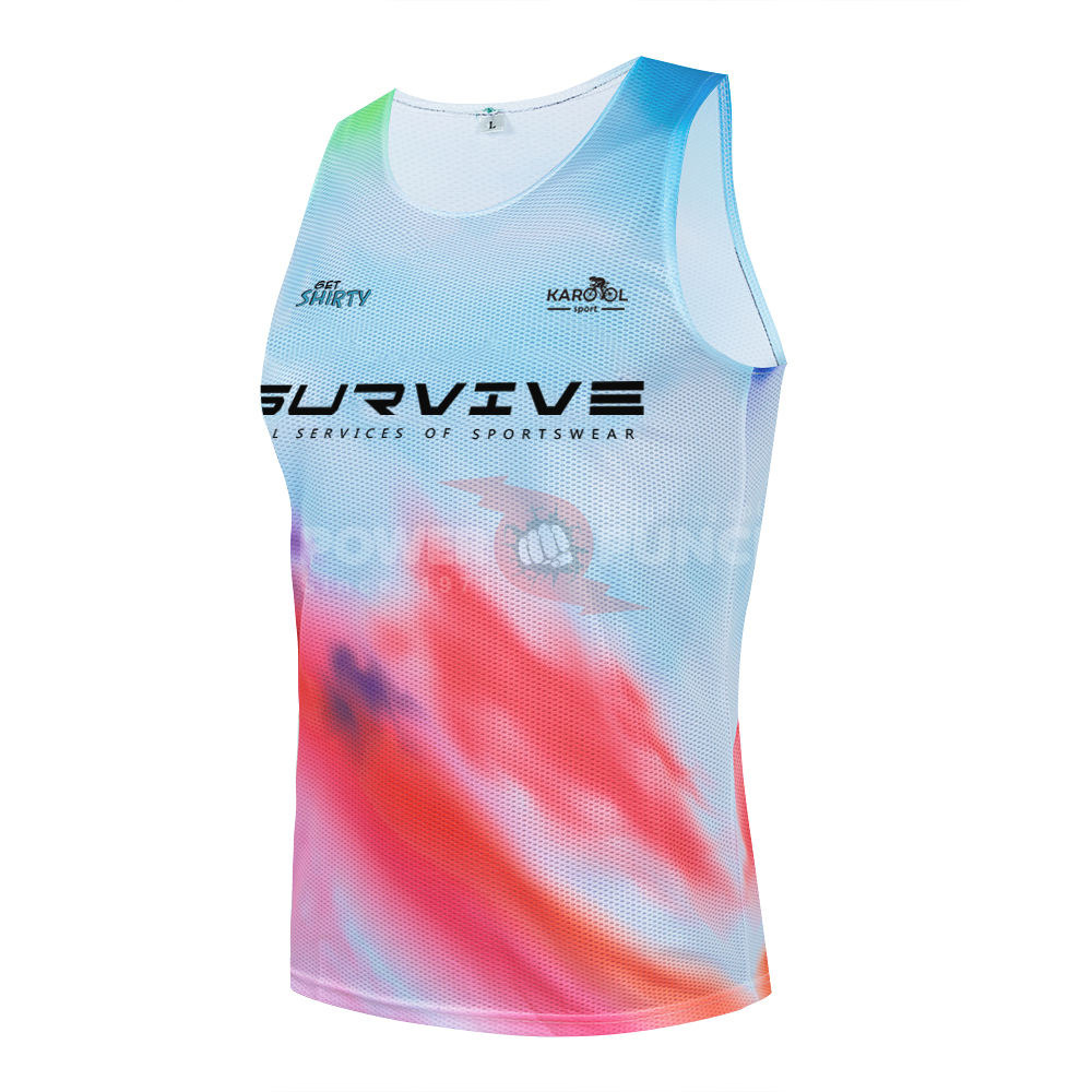 Power Punch Wholesale Running Singlet Custom Comfortable Running Singlet Outdoor Sports Wholesa