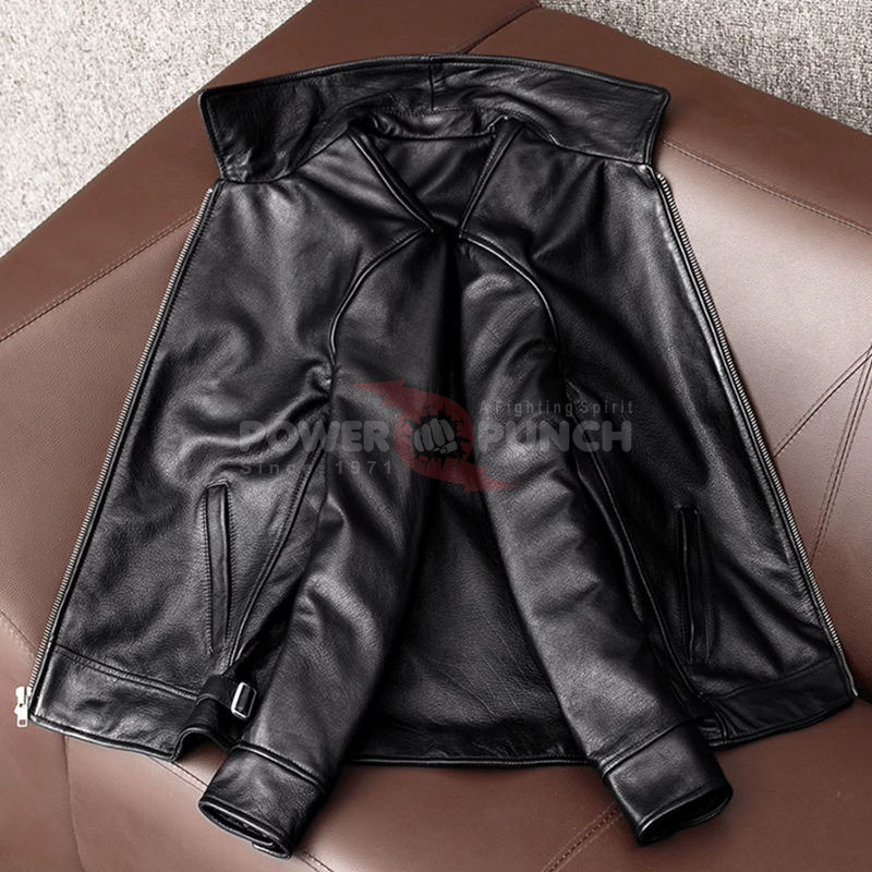 Power Punch TONGYANG New Genuine Leather Jacket Men Cowhide Sheepskin Coat Autumn Angle 4