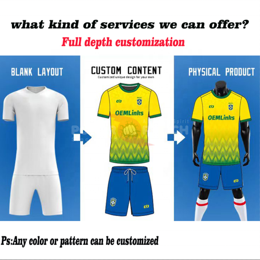Power Punch Custom OEM Breathable Sublimated Soccer Jerseys Team Soccer Jerseys Soccer Clothing - Angle 3