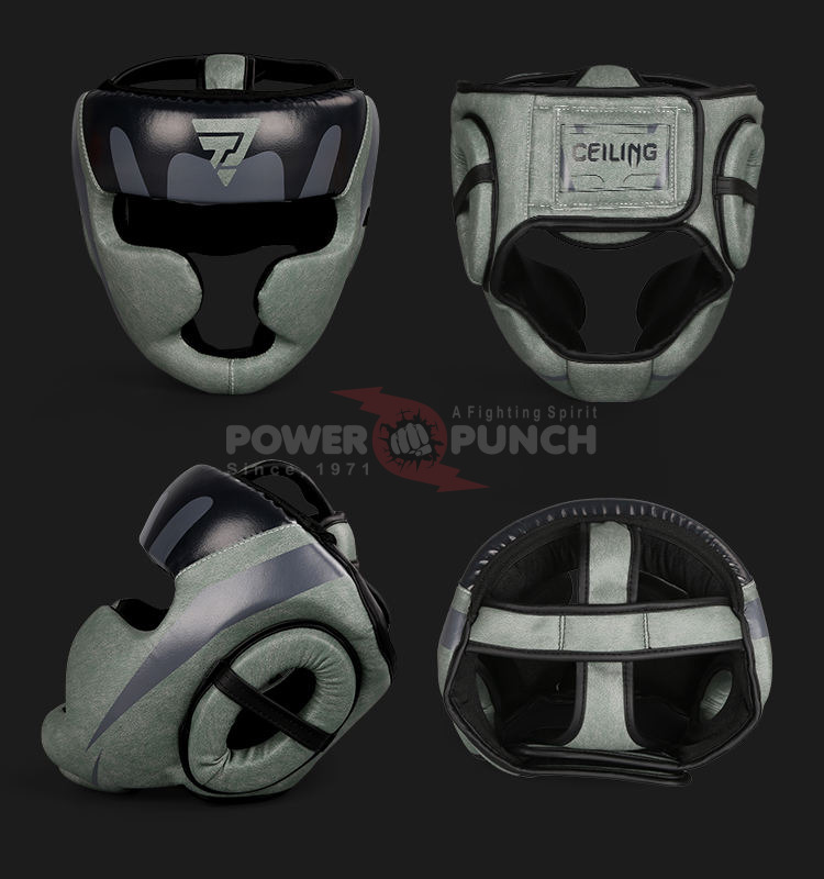 Power Punch Custom LOGO MMA Boxing Training Equipment Boxing Head Guard 12oz Gloves Angle 3
