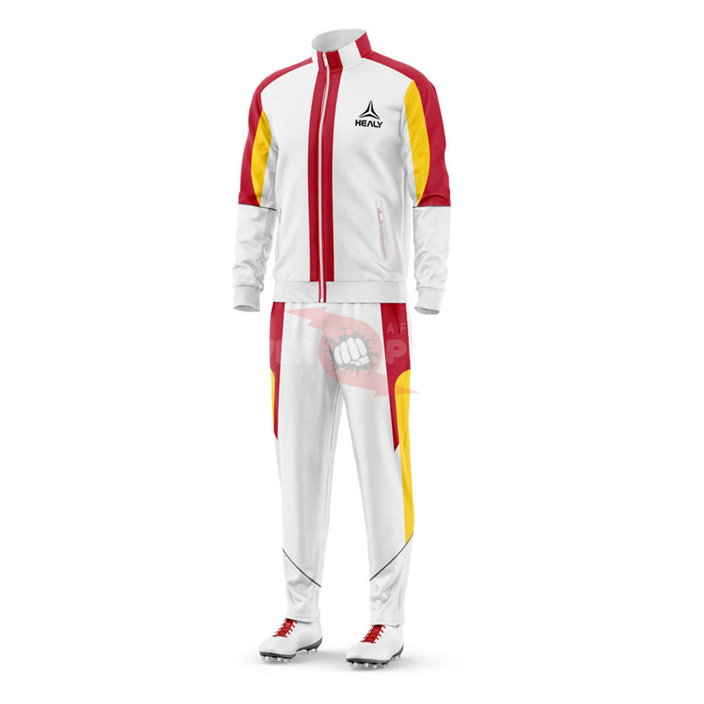 Power Punch HEALY Tracksuit Top Quality Men Soccer Tracksuit Jacket Full Zip Soccer Club Tracks - Angle 2
