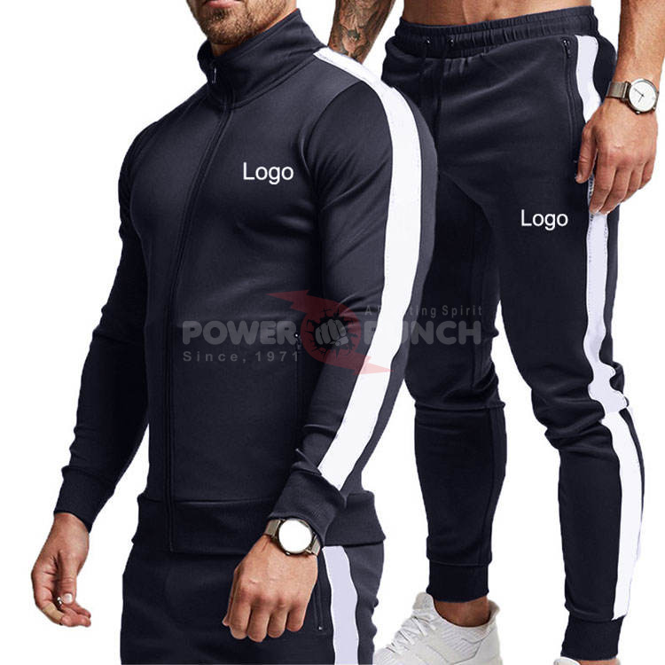 Power Punch New Design Men x27 s Running Tracksuit Uniforms From Sports Suits Manufacturer | Cu - Angle 2