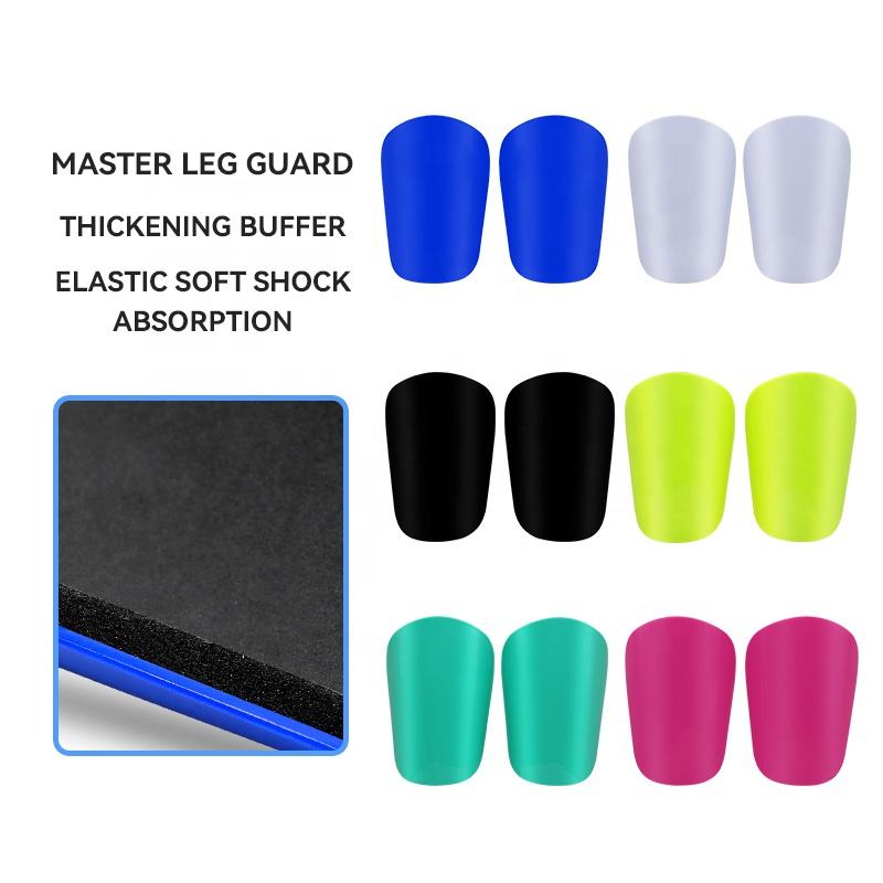 Power Punch In Stock LINGTU Blank White Small Shin Guards Soccer Mini Shin Pads Angle 4