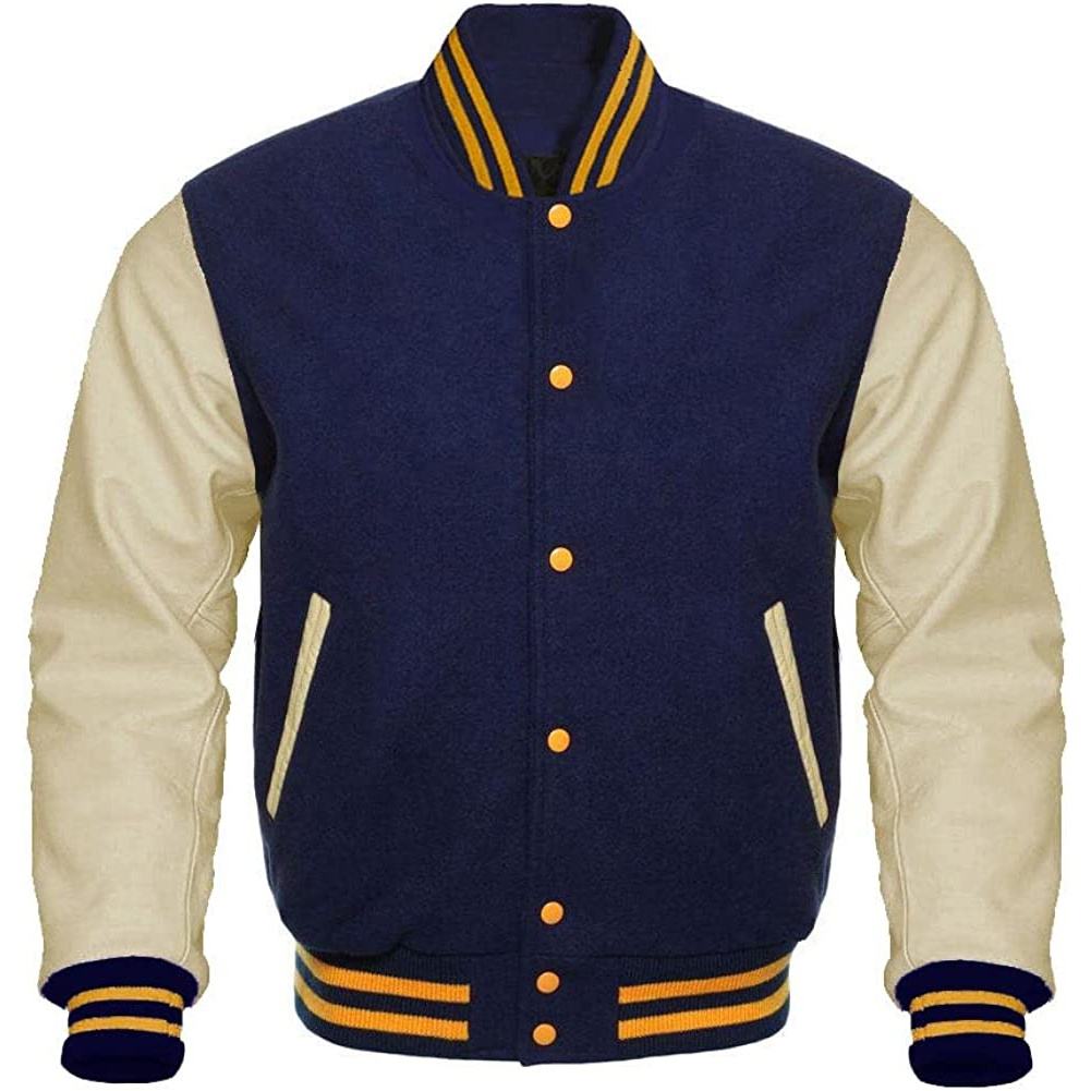 Power Punch Unisex College Letterman Bomber Jackets for Winter New Custom Baseball Angle 5