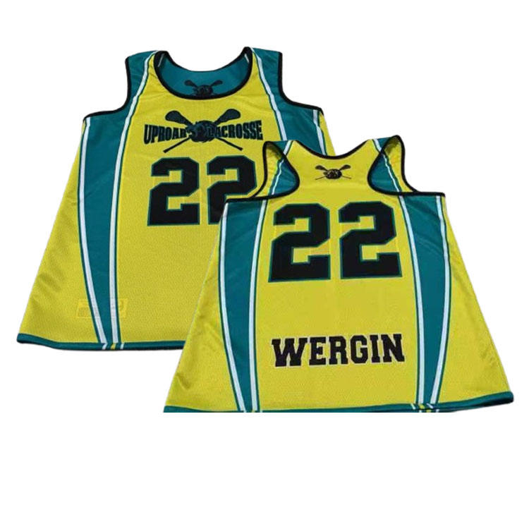 Power Punch Custom Reversible Lacrosse Game Jersey Womens Girls Lacrosse 1 Ply Reversible Tank