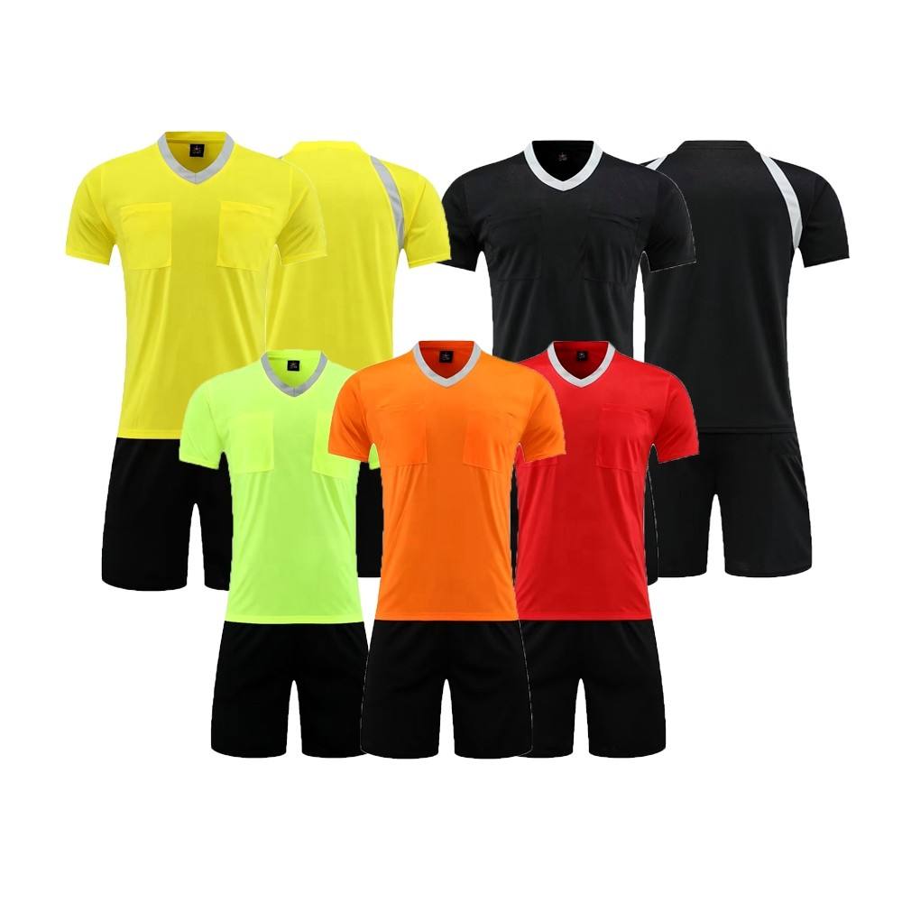 Power Punch Professional Soccer Referee Jersey Custom Football Shirt Training Uniform Kit Socce