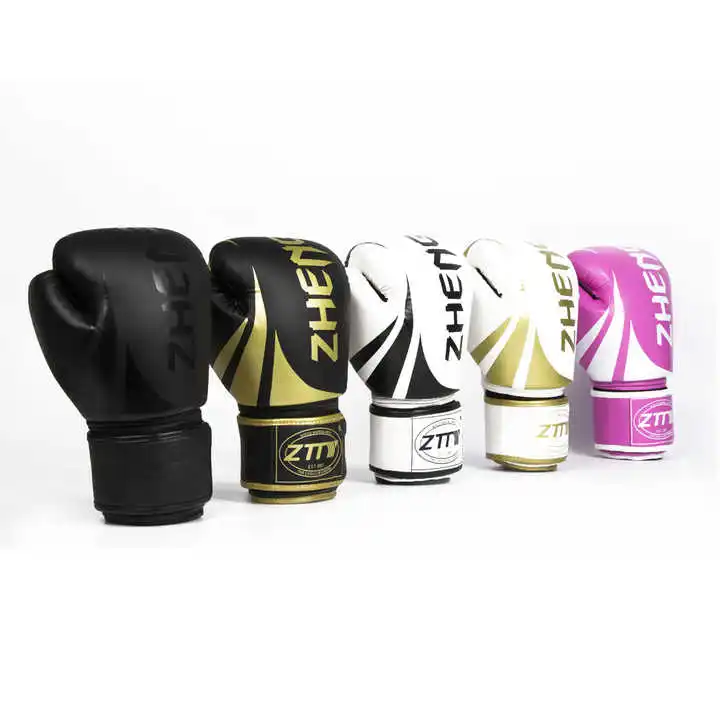 Power Punch Elite Professional Lace-Up Fight Gloves | Custom Winning Style Leather - Angle 6