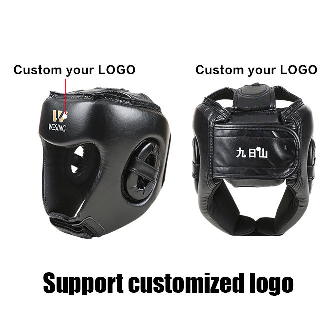 Power Punch WESING Manufacturers Wholesale Kick Boxing Karate Helmet Headgear Angle 3