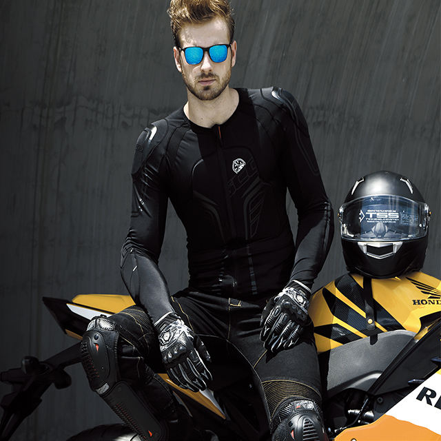 Power Punch Custom Cafe Racer Women Protective Clothing Racing Stripe Jacket Black Angle 3