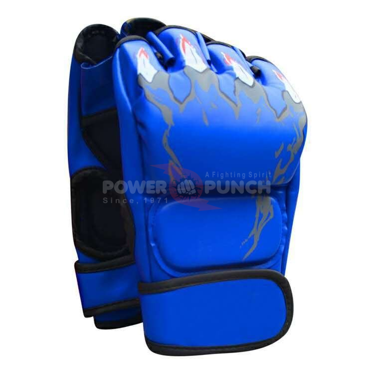 Power Punch Adult Half-Finger Boxing Gloves Tiger Claws Design Thickened Leaky Angle 5