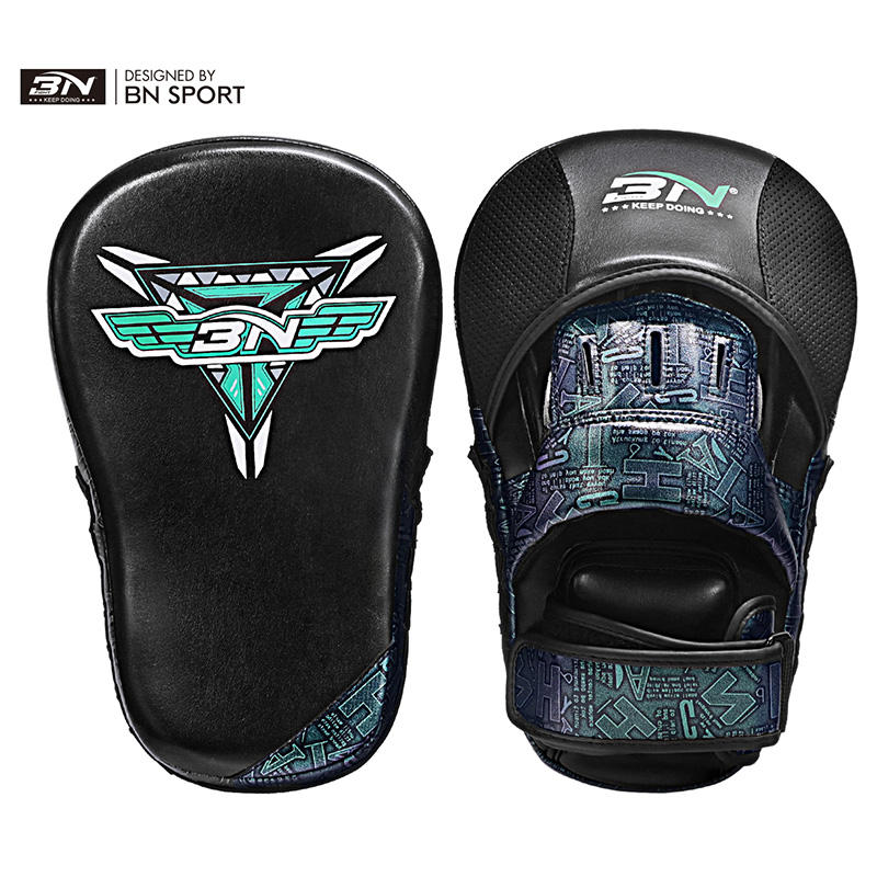 Power Punch BN Boxing Curved Focus Pad Punch Kick Mitts Kick Muay Thai Pads