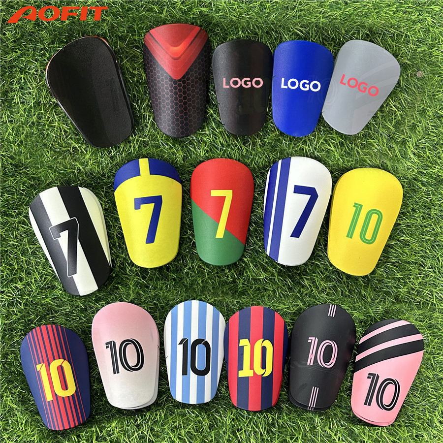 Power Punch Aofit Custom LOGO Football Shin Pads EVA Cushion Protection Mini Soccer