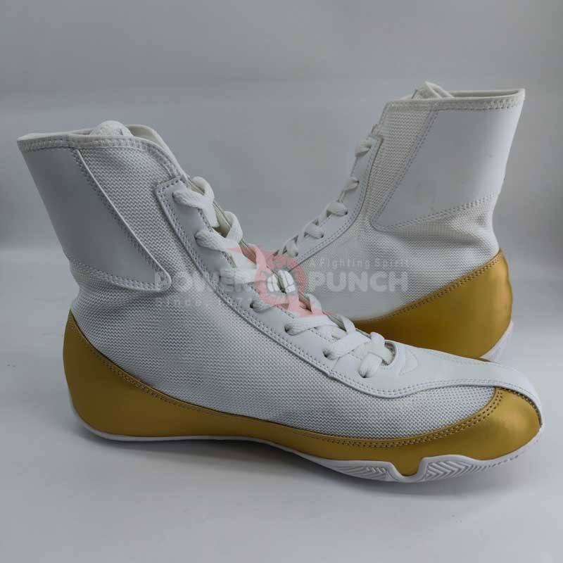 Power Punch Classic High-Top Ankle Support Competition Boxing Boots Angle 3