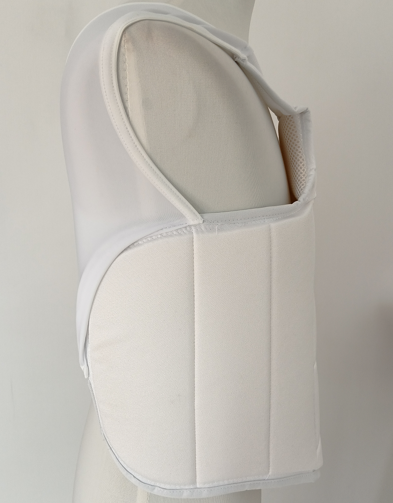 Power Punch Factory Direct Sale Custom logo Martial Arts Chest Protector for Karate Angle 5