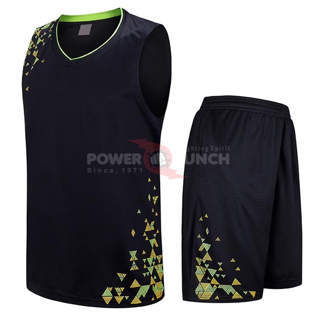 Power Punch Factory-Made 2026 Design Basketball Uniform Short Sets Breathable Jersey Team Unifo