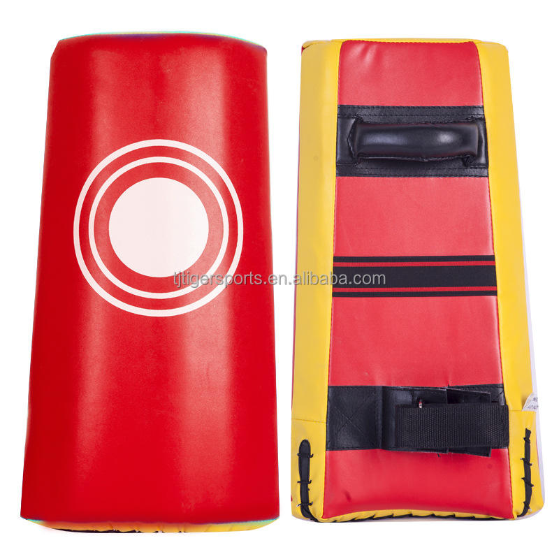 Power Punch Wholesale DZTIGER Tj151 Martial Arts Kicking Pad Focus Pad Kick Boxing PU Angle 2