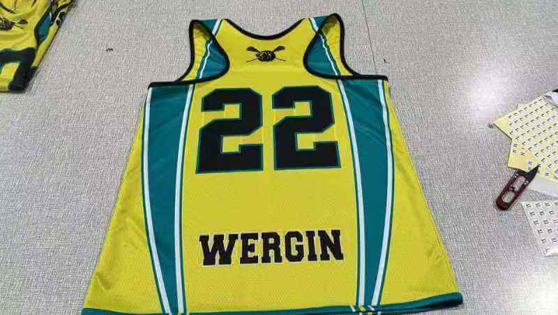 Power Punch Custom Reversible Lacrosse Game Jersey Womens Girls Lacrosse 1 Ply Reversible Tank  - Angle 3