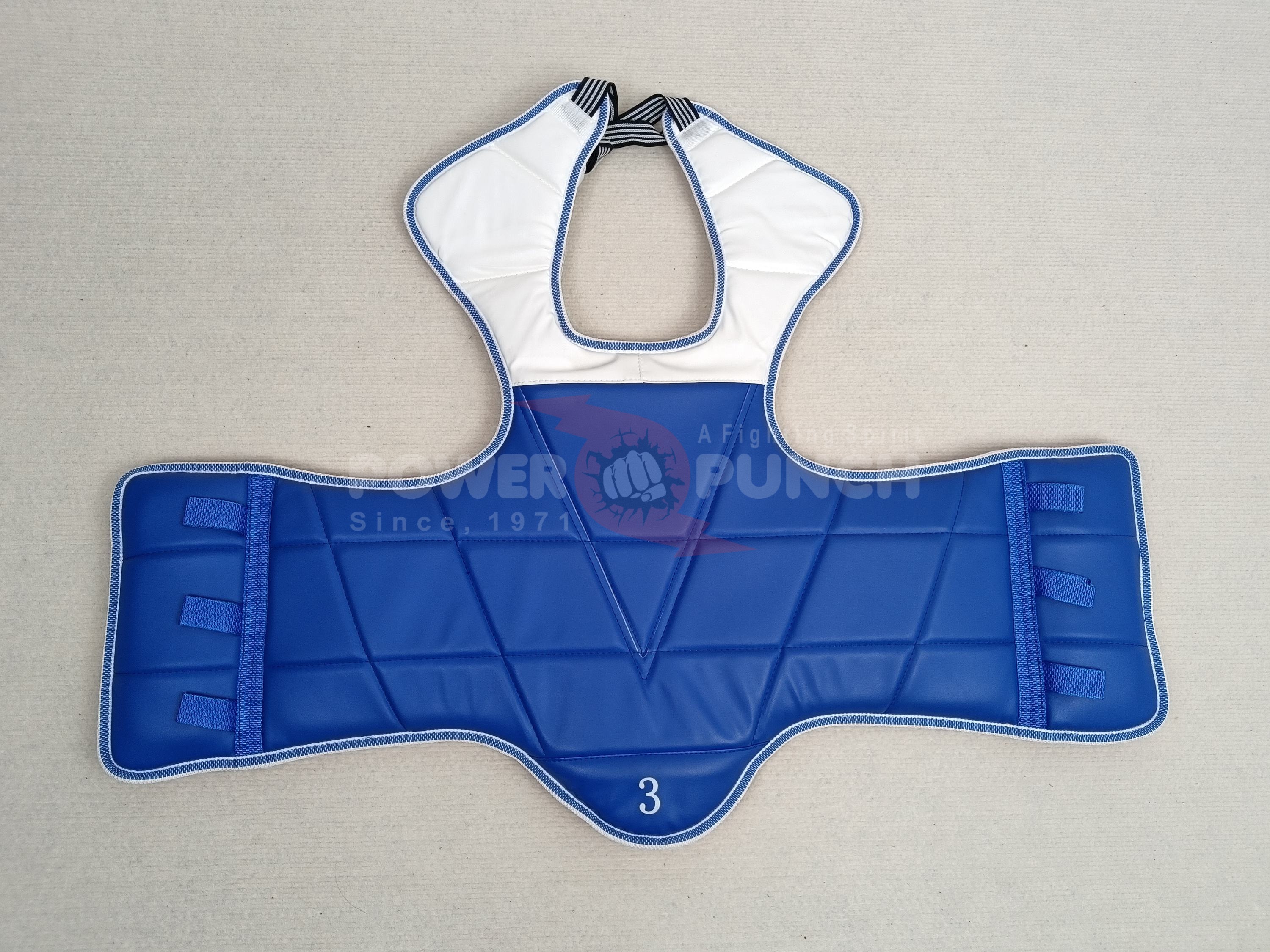 Power Punch Factory Wholesale Martial Arts Protective Vest Chest Guard for Taekwondo Angle 2