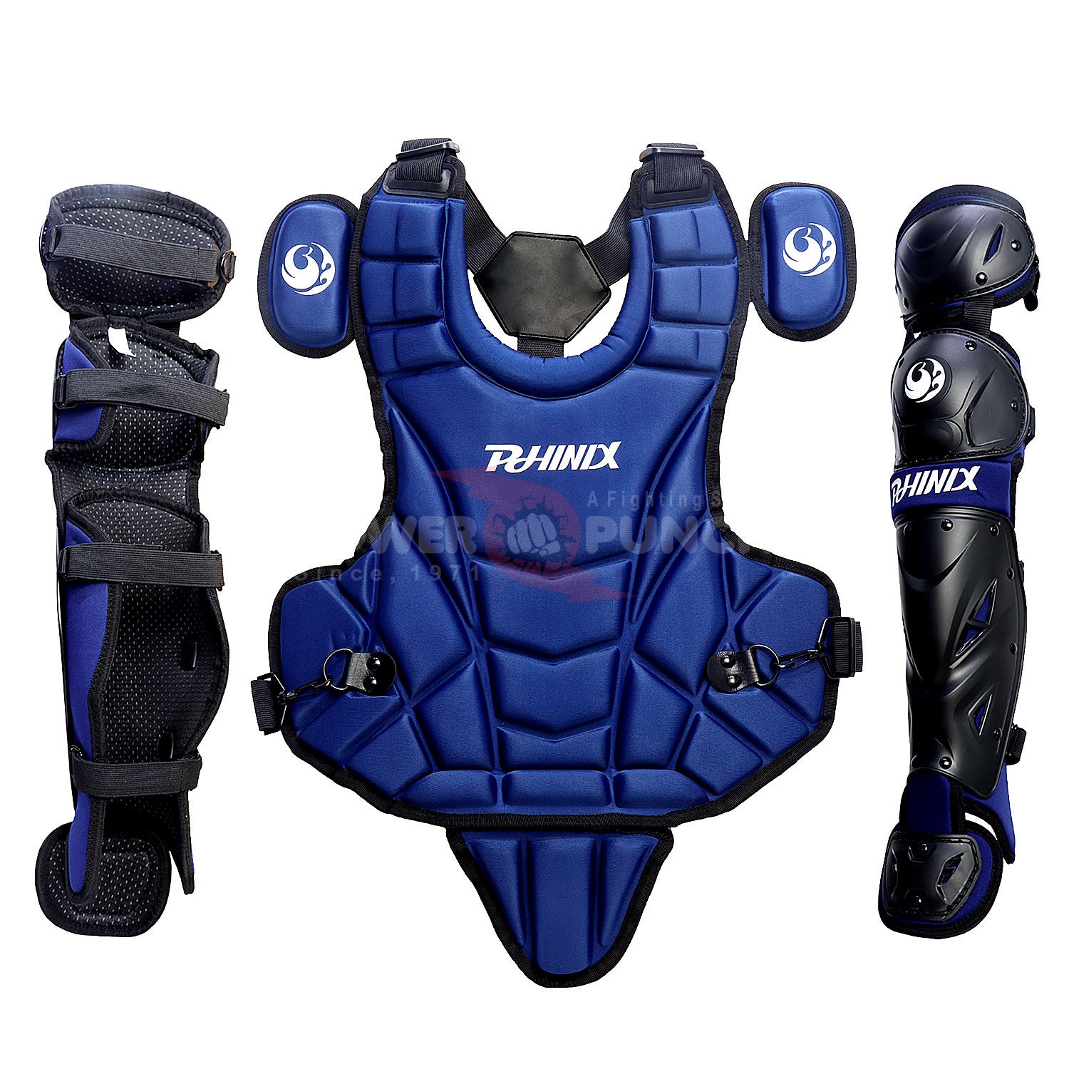 Power Punch Custom Logo Body Protector Baseball Catcher Chest Protector and Guard Angle 5