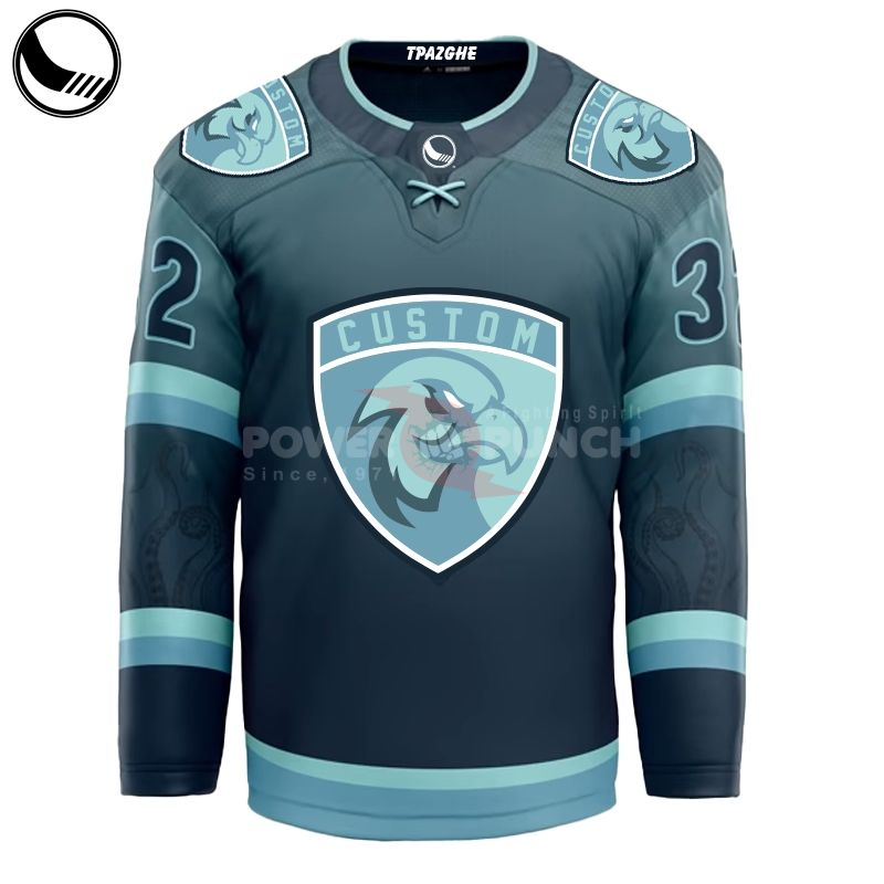 Power Punch Custom Reversible Sublimation Ice Hockey Practice Jerseys Wholesale - Angle 2