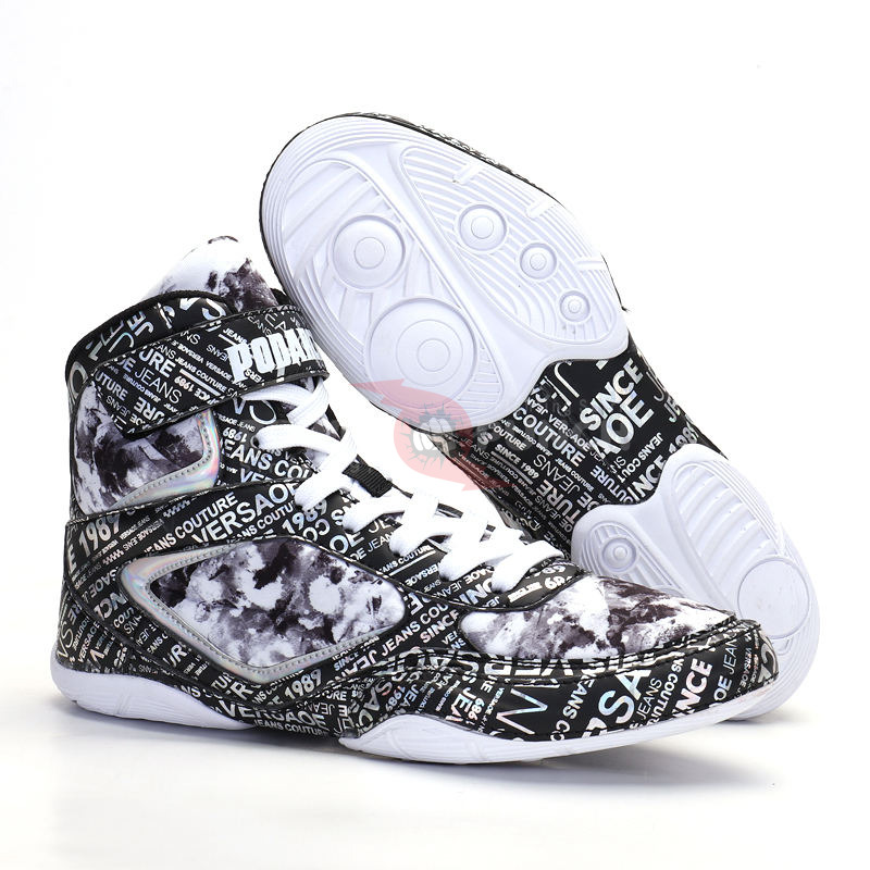 Power Punch Pro Club Mid-Cut Leather & Mesh Training Boxing Boots Angle 3